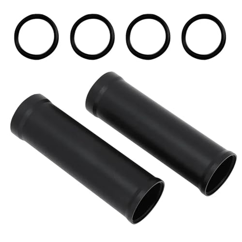 RLVYTA Vorderradgabelschutz Motorrad Schwarz Gabel Boot Rohr Slider Stoßdämpfer Abdeckung Gamaschen Fit Für Honda Rebel CMX 300 500 2017-2022 von RLVYTA