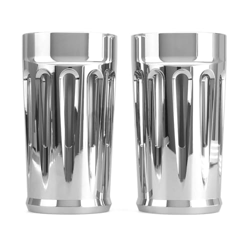 RLVYTA Vorderradgabelschutz Passend für Harley Road King Gabel Slider Stiefel Abdeckung 49MM FLHRS Electra Glide FLHTCU CVO Limited FLHTKSE Road Glide(Number 2) von RLVYTA