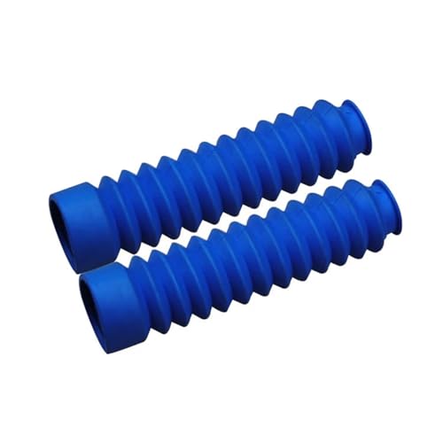 RLVYTA Vorderradgabelschutz Protector Staub Abdeckung Gamaschen Gamaschen Boot Schock 2X Motorrad Gummi Motorrad Gabel Universal(Blue) von RLVYTA