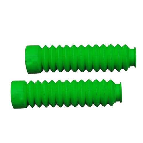 RLVYTA Vorderradgabelschutz Protector Staub Abdeckung Gamaschen Gamaschen Boot Schock 2X Motorrad Gummi Motorrad Gabel Universal(Green) von RLVYTA
