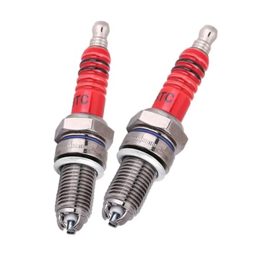 Zündungskabel 1/2 Stücke Racing Zündkerze 3 Dreifachelektrode A7TC D8TC Für GY6 CG 50 70 110 125 150CC Motorrad Atv Roller Zündkerzen(2Pcs D8TC) von RLVYTA