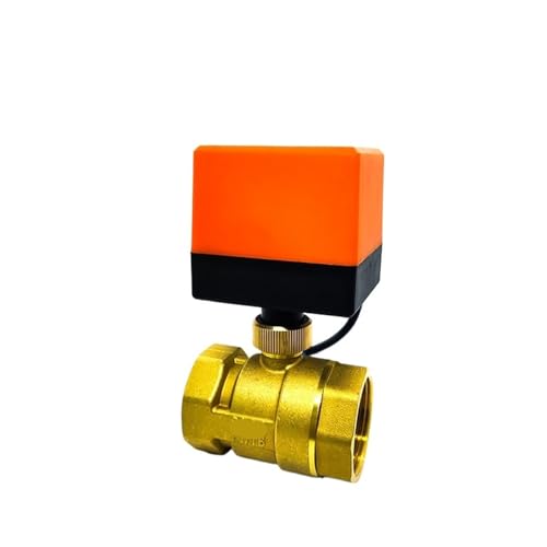 1/2" 1-1/2" 2" Messing Elektrischer Kugelhahn Dreidraht Zwei-Wege-Klimaanlage Fußbodenheizung Wasserturm Schaltventil 220V 24V 12V(12vdc,2) von RLZQSGOT