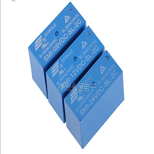 10 teile/los 100% Neue Relais SMI-5VDC-SL-C SMI-12VDC-SL-C SMI-24VDC-SL-C SMI 24VDC SL C 10A 250VAC/30VDC 5pin 5V 12V 24V(12V) von RLZQSGOT