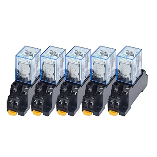 5 STÜCKE LY2NJ HH62P HHC68A-2Z Elektronisches Mikroelektromagnetisches Relais 10A 8PIN Spule DPDT mit Sockel AC 12 V 24 V 36 V 48 V 110 V 220 V 380 V 5 STÜCKE LY2NJ HH62P HHC68A-2Z Elektronisches Mikroelektromagnetisches Relais 10A 8PIN Spule DPDT mit Sockel AC 12 V 24 V 36 V 48 V 110 V 220 V 380 V von RLZQSGOT