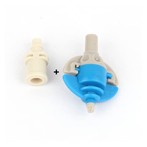 Bewässerungstropfer for den Garten, 5-teilig, Länge 50 cm, zerstäubtes Mikrosprinkler-Bewässerungsset, automatisch rotierende Sprinklerausrüstung for den Garten, Gewächshaus von RLZQSGOT