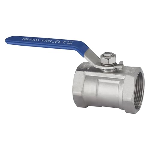 RLZQSGOT 1/2" 3/4" 1" 1-1/4" 2" Hochtemperatur-2-Wege-1-teiliges Niederdruck-Kugelventil SS304 316 for Wasser, Öl, Dampf(SS304,1 Inch) von RLZQSGOT