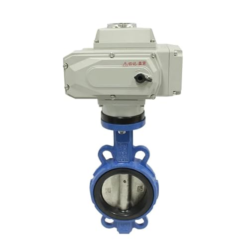 RLZQSGOT Electric Butterfly Valve Electric Flange-to-clamp Butterfly Valve,Switch Mode,AC220V Open-Close 1.6MPa ip65 with Hand Crank(DN50) von RLZQSGOT