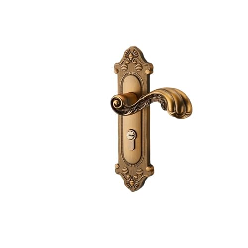 RLZQSGOT Türschloss for den Innenbereich, Haushaltstürschloss for Schlafzimmer, geräuschloser Türgriff im europäischen Stil, altmodisches Schloss, Ersatz for Holztürschloss(A 125mm Bearing 35-50mm) RLZQSGOT Türschloss for den Innenbereich, Haushaltstürschloss for Schlafzimmer, geräuschloser Türgriff im europäischen Stil, altmodisches Schloss, Ersatz for Holztürschloss(A 125mm Bearing 35-50mm) von RLZQSGOT