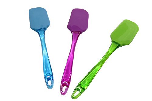 RMB® 3er Set Teigschaber, Pasten-Creme-Verteiler-Kelle bunt ca.25 cm lang von RMB