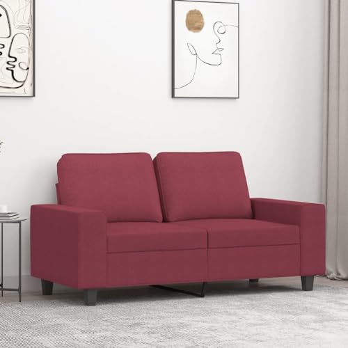2-Sitzer Sofa Modern mit Strapazierfähigem Stoff und Robustem Metallgestell, Bequemes Polstersofa für Wohnzimmer, Schlafzimmer oder Büro, Atmungsaktiv und 2-Sitzer Sofa Modern mit Strapazierfähigem Stoff und Robustem Metallgestell, Bequemes Polstersofa für Wohnzimmer, Schlafzimmer oder Büro, Atmungsaktiv und von RMIHSJG