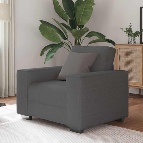 Cordstoff Sofasessel Relaxsofa mit gepolsterten Sitzkissen und robustem Sperrholz-Metall-Gestell für Wohnzimmer, Schlafzimmer oder Arbeitszimmer, bequem zum Cordstoff Sofasessel Relaxsofa mit gepolsterten Sitzkissen und robustem Sperrholz-Metall-Gestell für Wohnzimmer, Schlafzimmer oder Arbeitszimmer, bequem zum von RMIHSJG