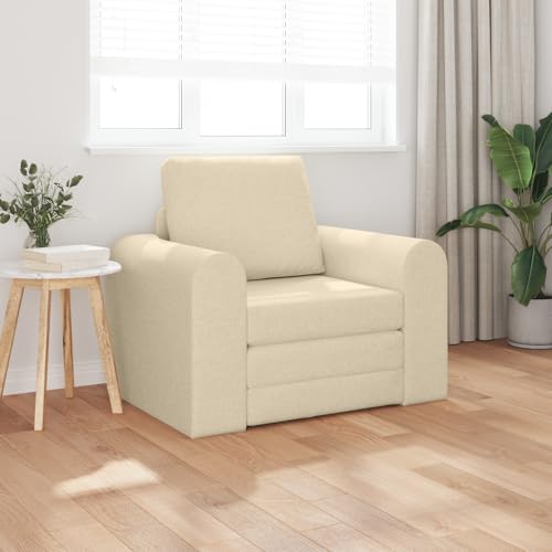 Cremefarbener Sessel mit Polsterung, Moderner Lesesessel und Gästebett, Kompakter Sitzsack für Wohnzimmer und Schlafzimmer, Bequem und Einfach zu Reinigen Cremefarbener Sessel mit Polsterung, Moderner Lesesessel und Gästebett, Kompakter Sitzsack für Wohnzimmer und Schlafzimmer, Bequem und Einfach zu Reinigen von RMIHSJG