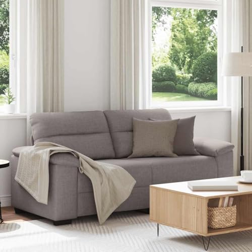 Gemütliches 2-Sitzer Sofa mit Breiten Armlehnen und strapazierfähigem Polyesterstoff für Wohnzimmer, Büro oder Gästezimmer | Robustes Holz-Metall-Gestell | Gemütliches 2-Sitzer Sofa mit Breiten Armlehnen und strapazierfähigem Polyesterstoff für Wohnzimmer, Büro oder Gästezimmer | Robustes Holz-Metall-Gestell | von RMIHSJG