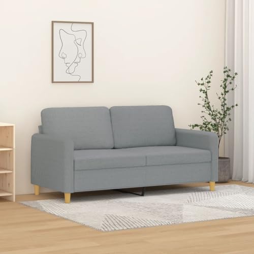 Gemütliches 2-Sitzer Sofa mit strapazierfähigem Stoff und robustem Metallgestell für Wohnzimmer, Leseecke oder TV-Bereich, atmungsaktiv und langlebig Gemütliches 2-Sitzer Sofa mit strapazierfähigem Stoff und robustem Metallgestell für Wohnzimmer, Leseecke oder TV-Bereich, atmungsaktiv und langlebig von RMIHSJG
