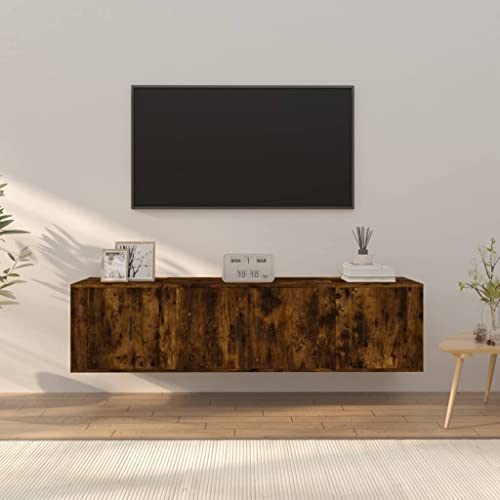 RMIHSJG 3-TLG. TV-Schrank-Set Räuchereiche Holzwerkstoff Fernsehtisch Sideboard Wohnzimmer hängeschrank Sideboard hängend RMIHSJG 3-TLG. TV-Schrank-Set Räuchereiche Holzwerkstoff Fernsehtisch Sideboard Wohnzimmer hängeschrank Sideboard hängend von RMIHSJG