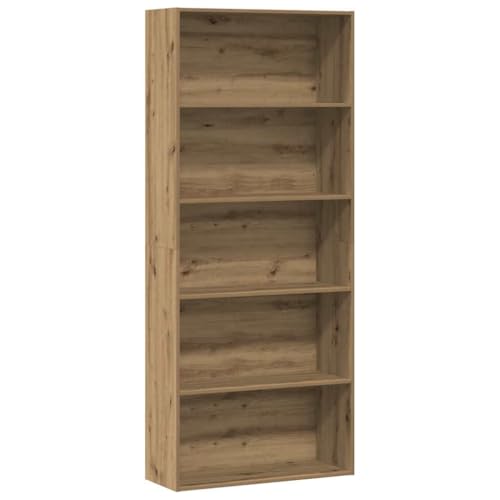 RMIHSJG Bücherregal Artisan-Eiche 80x30x189 cm Holzwerkstoff Kleiner Schrank Cd Regal Regale Wohnzimmer Regal Industrial Style für Schlafzimmer Wohnbereich Küche Büro RMIHSJG Bücherregal Artisan-Eiche 80x30x189 cm Holzwerkstoff Kleiner Schrank Cd Regal Regale Wohnzimmer Regal Industrial Style für Schlafzimmer Wohnbereich Küche Büro von RMIHSJG