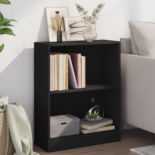 RMIHSJG Bücherregal Schwarz 60x24x76 cm Holzwerkstoff Kleiner Schrank Cd Regal Bücherregal Schmal Kleines Bücherregal für Küche Wohnbereich Büro Arbeitszimmer RMIHSJG Bücherregal Schwarz 60x24x76 cm Holzwerkstoff Kleiner Schrank Cd Regal Bücherregal Schmal Kleines Bücherregal für Küche Wohnbereich Büro Arbeitszimmer von RMIHSJG