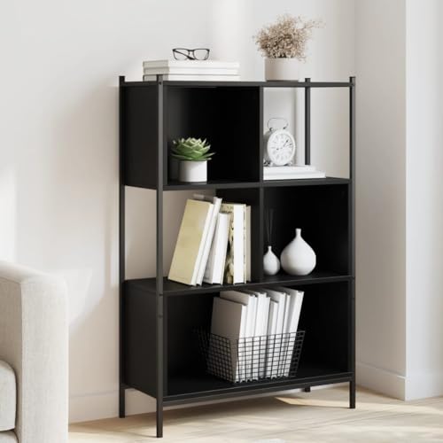 RMIHSJG Bücherregal Schwarz 72x28x109 cm Holzwerkstoff Kleiner Schrank Cd Regal Bücherregal Schmal Kleines Bücherregal für Arbeitszimmer Büro Wohnbereich Schlafzimmer RMIHSJG Bücherregal Schwarz 72x28x109 cm Holzwerkstoff Kleiner Schrank Cd Regal Bücherregal Schmal Kleines Bücherregal für Arbeitszimmer Büro Wohnbereich Schlafzimmer von RMIHSJG