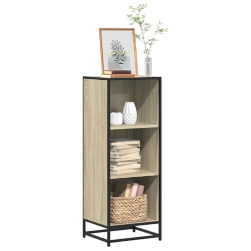 RMIHSJG Bücherregal Sonoma-Eiche 40x35x107,5 cm Holzwerkstoff Küchenregale Bücherregal Klein Regale Wohnzimmer Kleines Regal für Küche Arbeitszimmer Büro Wohnbereich von RMIHSJG