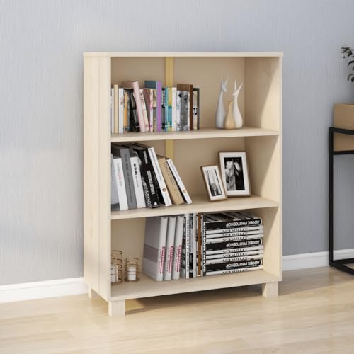 RMIHSJG Bücherschrank HAMAR Honigbraun 85x35x112 cm Massivholz Kiefer Kleiner Schrank Cd Regal Regal Schlafzimmer Book Shelf für Wohnbereich Arbeitszimmer Schlafzimmer Büro RMIHSJG Bücherschrank HAMAR Honigbraun 85x35x112 cm Massivholz Kiefer Kleiner Schrank Cd Regal Regal Schlafzimmer Book Shelf für Wohnbereich Arbeitszimmer Schlafzimmer Büro von RMIHSJG