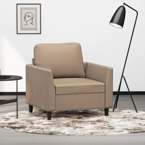 RMIHSJG Gemütlicher Kunstleder Sessel mit Metallgestell, Moderner Wohnzimmer Sessel zum Entspannen und Lesen, Bequemer Sitzsessel mit Polsterung und Luxus Design RMIHSJG Gemütlicher Kunstleder Sessel mit Metallgestell, Moderner Wohnzimmer Sessel zum Entspannen und Lesen, Bequemer Sitzsessel mit Polsterung und Luxus Design von RMIHSJG