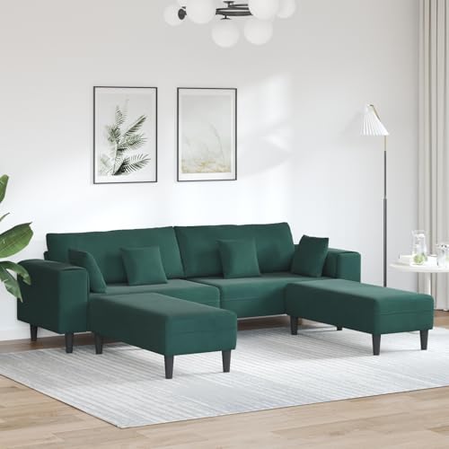 RMIHSJG Modernes Samtsofa mit Federkern für Wohnzimmer, Elegantes Velours Sofa mit Holzgestell und Armlehne, Bequemes Sitzmöbel für Moderne Einrichtung und Entspannung von RMIHSJG