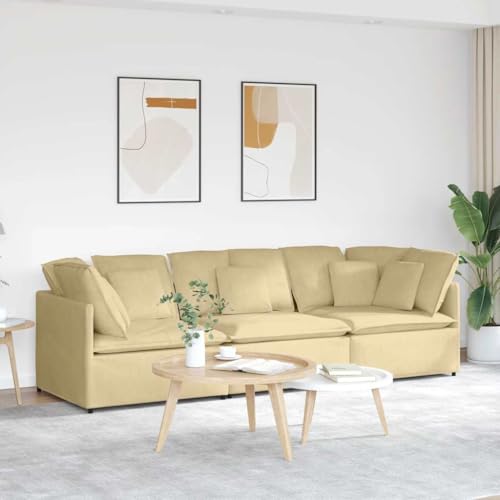 RMIHSJG Modulares Sofa mit Cordstoff Bezug und Metallrahmen – Elegantes Design, Außergewöhnlicher Komfort, Langlebige Sitzmöbel für Wohnbereich, Flexible Sitzgruppe von RMIHSJG