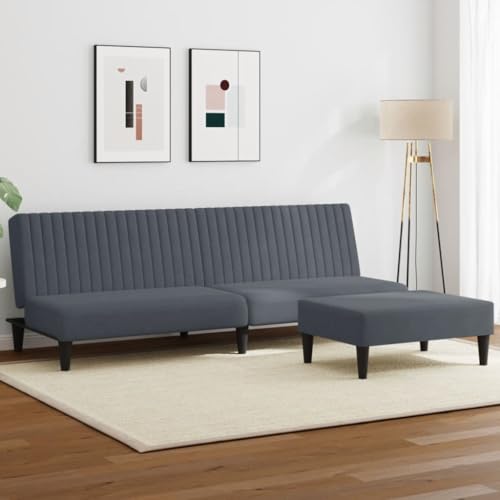RMIHSJG Samt Schlafsofa Garnitur mit 2-in-1 Funktion und verstellbaren Rückenlehnen, bequemes Klappbett Sofa mit Fußhocker für Wohnzimmer und kleine Räume RMIHSJG Samt Schlafsofa Garnitur mit 2-in-1 Funktion und verstellbaren Rückenlehnen, bequemes Klappbett Sofa mit Fußhocker für Wohnzimmer und kleine Räume von RMIHSJG