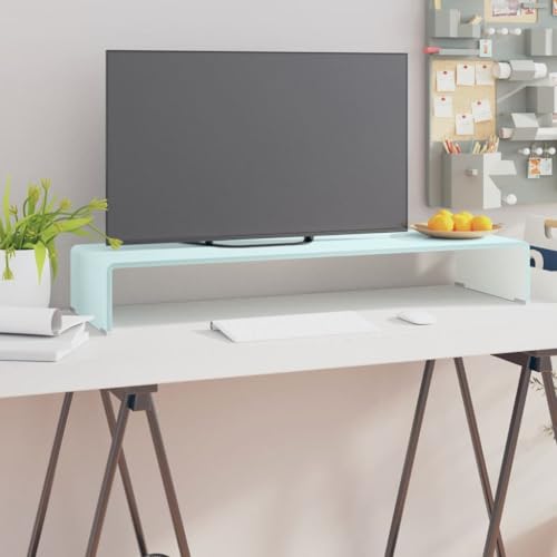RMIHSJG TV-Aufsatz/Monitorerhöhung Glas Grün Fernseher kommode tv unterschrank tv kommode Fernseher Tisch 90x30x13 cm RMIHSJG TV-Aufsatz/Monitorerhöhung Glas Grün Fernseher kommode tv unterschrank tv kommode Fernseher Tisch 90x30x13 cm von RMIHSJG