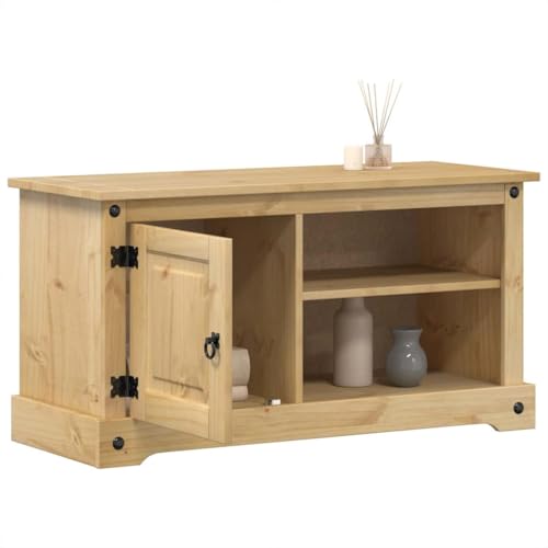 RMIHSJG TV-Schrank Corona Fernseher kommode tv möbel Couchtisch Fernseher Tisch 100x40x52 cm Massivholz Kiefer RMIHSJG TV-Schrank Corona Fernseher kommode tv möbel Couchtisch Fernseher Tisch 100x40x52 cm Massivholz Kiefer von RMIHSJG