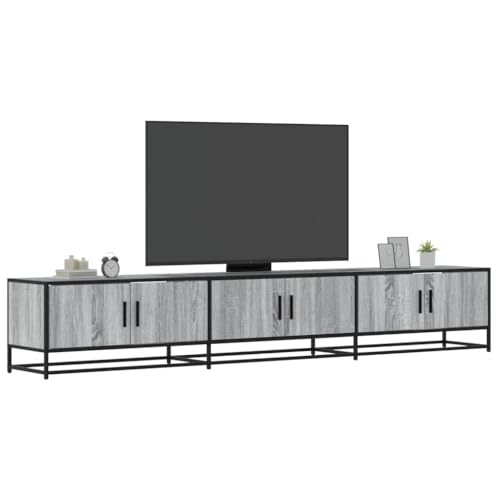 RMIHSJG TV-Schrank Grau Sonoma tv Board HiFi Rack Sideboard tv Fernsehschrank 240x35x41 cm Holzwerkstoff RMIHSJG TV-Schrank Grau Sonoma tv Board HiFi Rack Sideboard tv Fernsehschrank 240x35x41 cm Holzwerkstoff von RMIHSJG