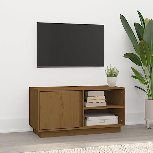 RMIHSJG TV-Schrank Honigbraun lowboard tv Regal tv unterschrank Couchtisch 80x35x40,5 cm Massivholz Kiefer RMIHSJG TV-Schrank Honigbraun lowboard tv Regal tv unterschrank Couchtisch 80x35x40,5 cm Massivholz Kiefer von RMIHSJG