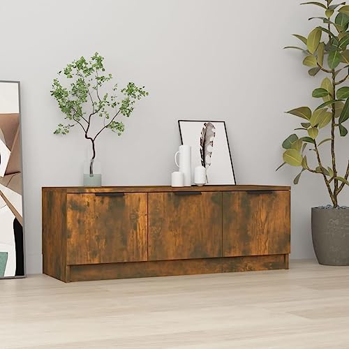 RMIHSJG TV-Schrank Räuchereiche tv Cabinet hängeschrank tv Regal Fernseher Tisch 102x35x36,5 cm Holzwerkstoff RMIHSJG TV-Schrank Räuchereiche tv Cabinet hängeschrank tv Regal Fernseher Tisch 102x35x36,5 cm Holzwerkstoff von RMIHSJG