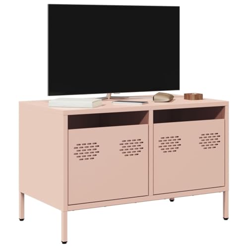 RMIHSJG TV-Schrank Rosa Fernseher kommode HiFi Rack tv kommode lowboard 68x39x43,5 cm Kaltgewalzter Stahl RMIHSJG TV-Schrank Rosa Fernseher kommode HiFi Rack tv kommode lowboard 68x39x43,5 cm Kaltgewalzter Stahl von RMIHSJG