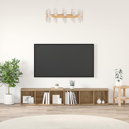 RMIHSJG TV-Schrank-Set 2 pcs Artisan Eiche Fernseher Tisch tv unterschrank hängeschrank kommode 37 x 35 x 107 cm RMIHSJG TV-Schrank-Set 2 pcs Artisan Eiche Fernseher Tisch tv unterschrank hängeschrank kommode 37 x 35 x 107 cm von RMIHSJG
