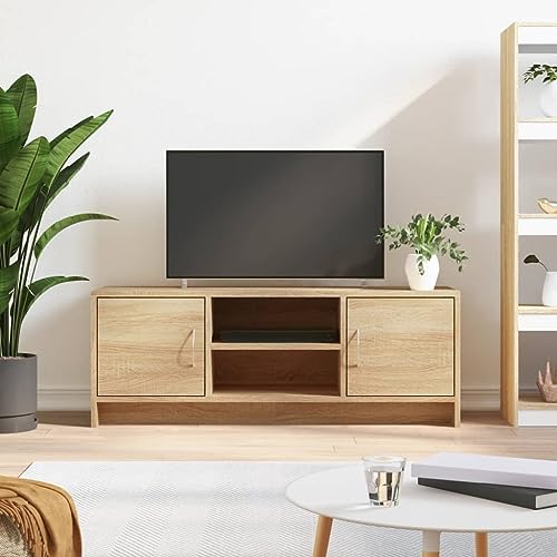 RMIHSJG TV-Schrank Sonoma-Eiche tv unterschrank Konsolentisch mit Schubladen tv ständer Fernseher Tisch 102x30x37,5 cm Holzwerkstoff RMIHSJG TV-Schrank Sonoma-Eiche tv unterschrank Konsolentisch mit Schubladen tv ständer Fernseher Tisch 102x30x37,5 cm Holzwerkstoff von RMIHSJG