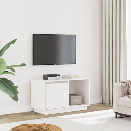 RMIHSJG TV-Schrank Weiß Sideboard tv Fernsehtisch lowboard wohnzimmerschrank 74x35x44 cm Massivholz Kiefer RMIHSJG TV-Schrank Weiß Sideboard tv Fernsehtisch lowboard wohnzimmerschrank 74x35x44 cm Massivholz Kiefer von RMIHSJG