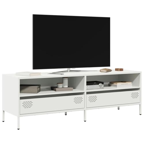 RMIHSJG TV-Schrank Weiß tv unterschrank tv möbel Fernseher kommode hängeschrank 135x39x43,5 cm Kaltgewalzter Stahl RMIHSJG TV-Schrank Weiß tv unterschrank tv möbel Fernseher kommode hängeschrank 135x39x43,5 cm Kaltgewalzter Stahl von RMIHSJG