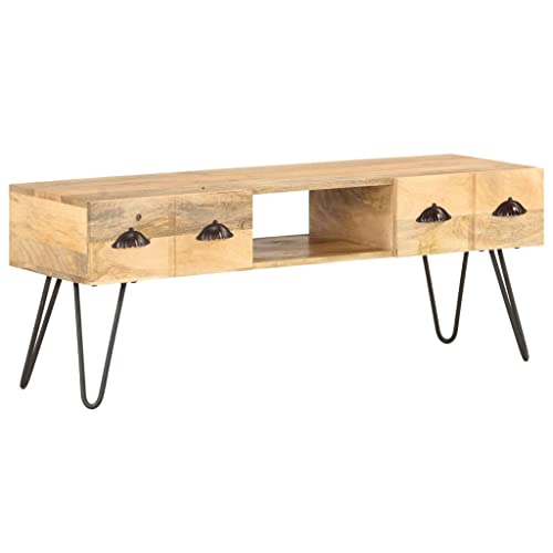 RMIHSJG TV-Schrank lowboard tv möbel Fernsehschrank tv kommode 120x35x45 cm Mango Massivholz RMIHSJG TV-Schrank lowboard tv möbel Fernsehschrank tv kommode 120x35x45 cm Mango Massivholz von RMIHSJG