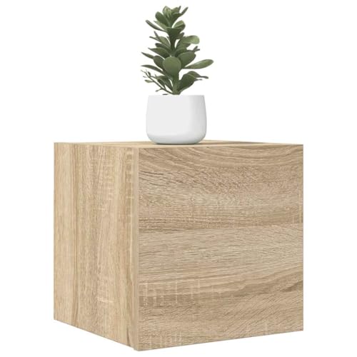 RMIHSJG TV-Wandschränke 2 STK. Sonoma-Eiche Konsolentisch mit Schubladen lowboard Fernsehschrank wohnzimmerschrank 30,5x30x30 cm RMIHSJG TV-Wandschränke 2 STK. Sonoma-Eiche Konsolentisch mit Schubladen lowboard Fernsehschrank wohnzimmerschrank 30,5x30x30 cm von RMIHSJG