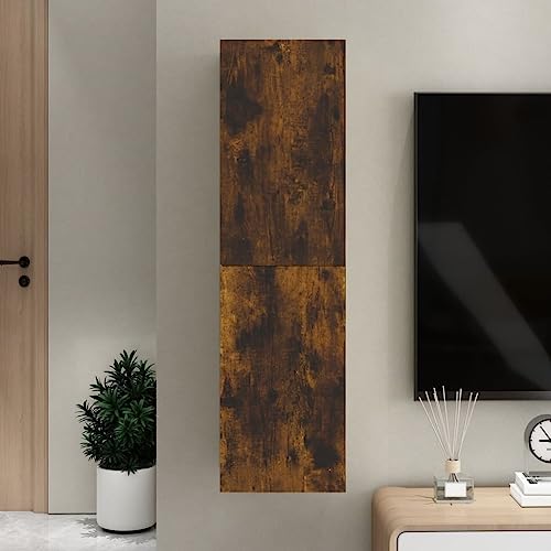 RMIHSJG TV-Wandschrank Räuchereiche tv möbel Sideboard tv Fernsehtisch hängeschrank 30,5x30x110 cm RMIHSJG TV-Wandschrank Räuchereiche tv möbel Sideboard tv Fernsehtisch hängeschrank 30,5x30x110 cm von RMIHSJG