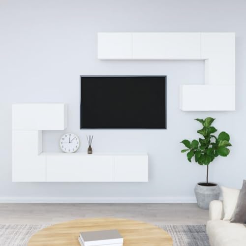 RMIHSJG TV-Wandschrank Weiß Holzwerkstoff Sideboard Wohnzimmer tv Bank Fernsehschrank lowboard RMIHSJG TV-Wandschrank Weiß Holzwerkstoff Sideboard Wohnzimmer tv Bank Fernsehschrank lowboard von RMIHSJG