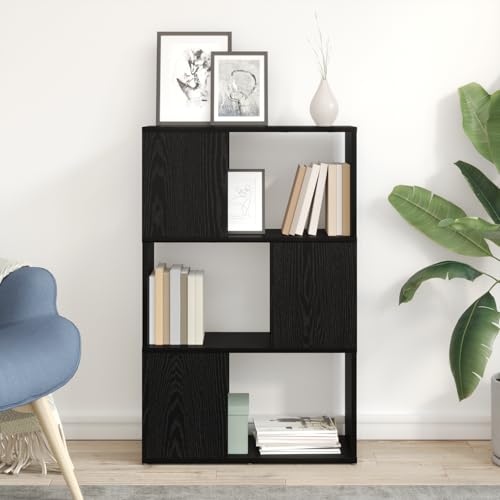 RMIHSJG Unterhaltungszentrum Schwarze Eiche Holzwerkstoff kommode tv Bank wohnzimmerschrank lowboard 60 x 24 x 94 cm von RMIHSJG