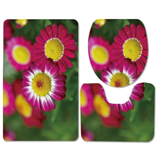 Badezimmermatte Grüne Elegante Blume rutschfeste Badmatte Waschbar Bath Mat Bad Vorleger Memory Schaum Badezimmerteppich U förmige WC Teppich Badteppich Set 45x75 cm Badezimmermatte Grüne Elegante Blume rutschfeste Badmatte Waschbar Bath Mat Bad Vorleger Memory Schaum Badezimmerteppich U förmige WC Teppich Badteppich Set 45x75 cm von RMJCXYS