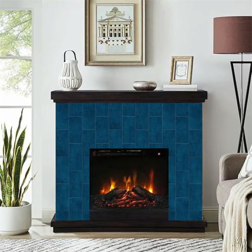 Klebefliesen See Blau Elegant Fliesenaufkleber Wasserdicht PVC Selbstklebende Fliesen Möbeldekoration Klebefliesen Bad Reinigungsfreundlich Wandfliesen Selbstkleben 20x10 (48 Stück) von RMJCXYS