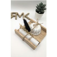 Geschenkset Gugelhupf Kerzenhalter I Inkl. Stabkerze Und Trockenblumen Kerzenständer Geburtstagsset | Mitbringsel von RMKDeco3DPrint