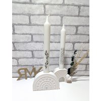 Kerzenhalter Regebogen I Kerzenständer Deko Für Stabkerzenhalter Geschenk Geburtstag von RMKDeco3DPrint