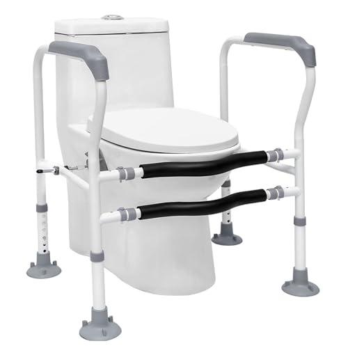 RMNKTHC Toilettengriff Montagefrei | 200kg Traglast Saugnapf-System | Höhenverstellbarer Haltegriff für Senioren/Badezimmer RMNKTHC Toilettengriff Montagefrei | 200kg Traglast Saugnapf-System | Höhenverstellbarer Haltegriff für Senioren/Badezimmer von RMNKTHC