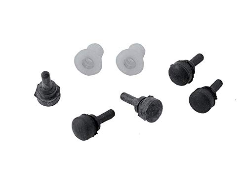 RMS Set Gummistöpsel Blende Motor Vespa 50, 1. Serie (Gummi/Silentblock) von RMS