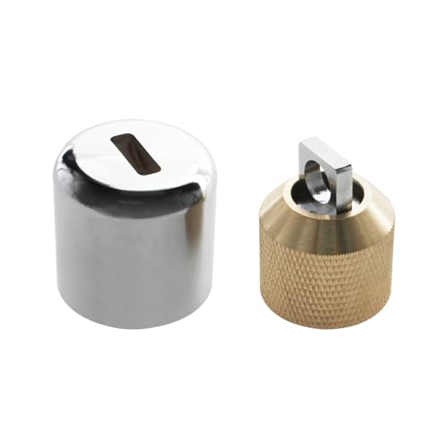 RMSPO DSL-1 Schlauchschloss, passend für 1,9 cm Wasserhahn oder Schlauchzapfen, für Wasserhahnknauf, Wasserzapfhahn, Propangas-Tank (Vorhängeschloss nicht im Lieferumfang enthalten) von RMSPO